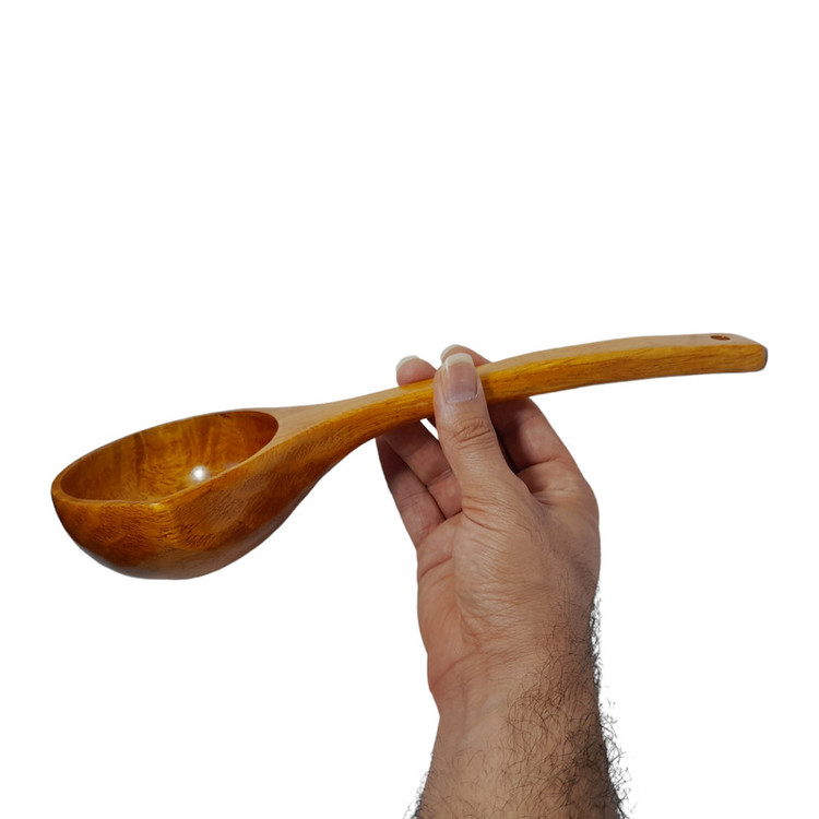 ملاقه مدل چوبی گود