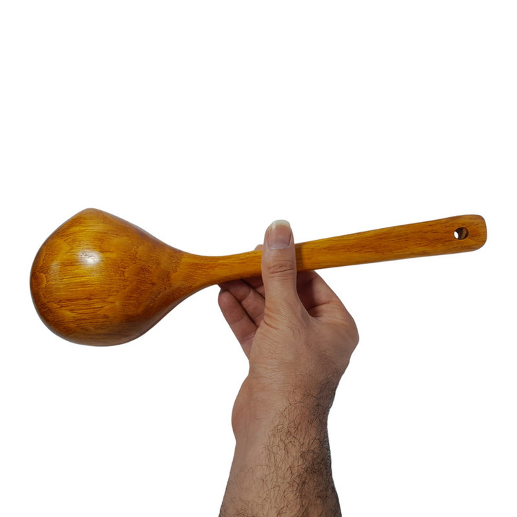 ملاقه مدل چوبی گود