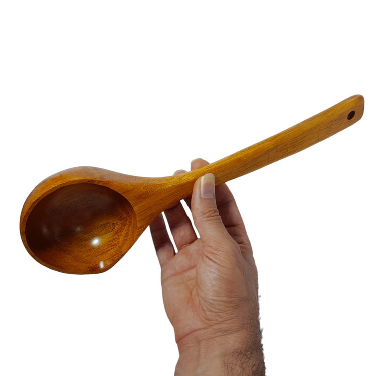 ملاقه مدل چوبی گود
