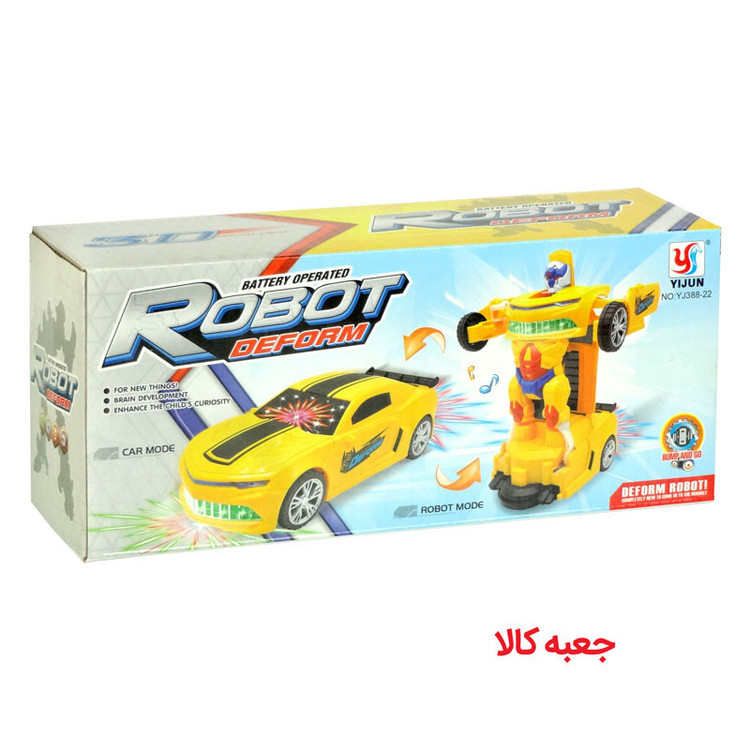 ماشین بازی وای جی تویز مدل تبدیل شونده بامبلبی ترانسفورمر کد YJ388-22