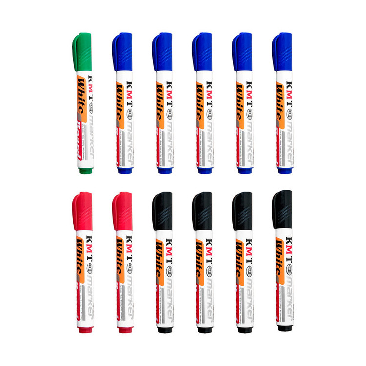 ماژیک وایت برد کی ام تی مدل K-828 بسته 12 عددی کرایه در مقصد
