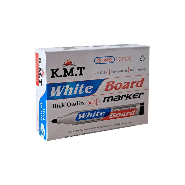 ماژیک وایت برد کی ام تی مدل K-828 بسته 12 عددی کرایه در مقصد