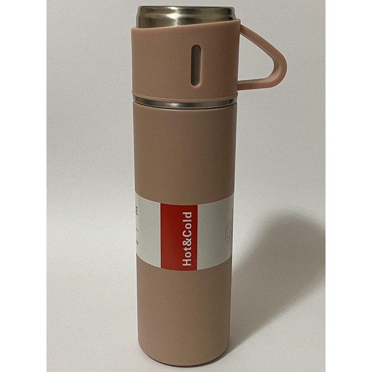 فلاسک و لیوان مدل hot-cold گنجایش 0.5 لیتر بسته 3 عددی