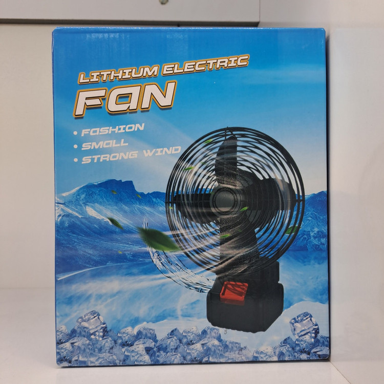 پنکه شارژی لیتیوم مدل EJ-81484-7 ظرفیت ۴۵۰۰ میلی آمپر ساعت فروشی- کرایه در مقصد