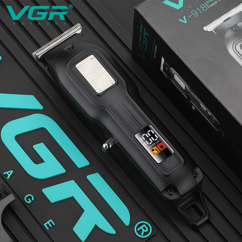 ماشین اصلاح موی سر و صورت شارژی وی جی ار مدل V-918 تک فروشی به قیمت عمده - کرایه در مقصد