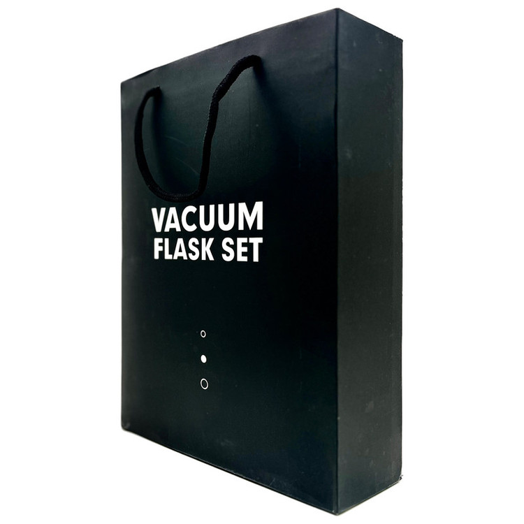 فلاسک مدل VACUUM FLASK SET گنجایش 0.5 لیتر به همراه لیوان سفری مجموعه 3 عددی