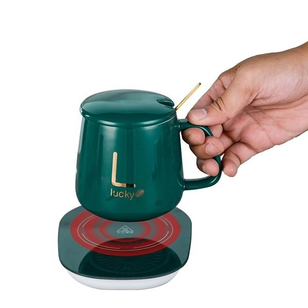 ماگ حرارتی لاکی مدل Energy Saving به همراه صفحه گرمکن برقی