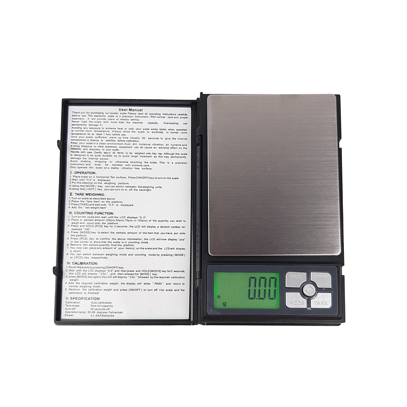 ترازو دیجیتال مدل نوت بوک کد NOTEBOOK.  600 g