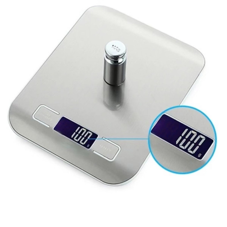 ترازوی آشپزخانه مدل 10KG-1G Stainless Steel